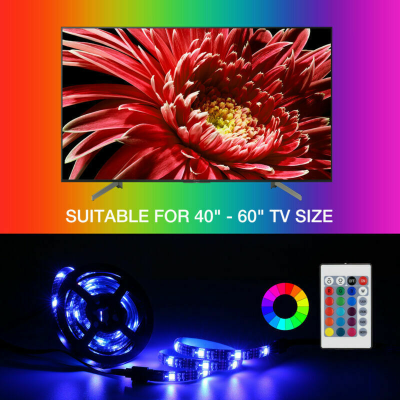 GlowFX 50CM USB 5V RGB LED Strip – Elevate Your TV and Computer Experience!"