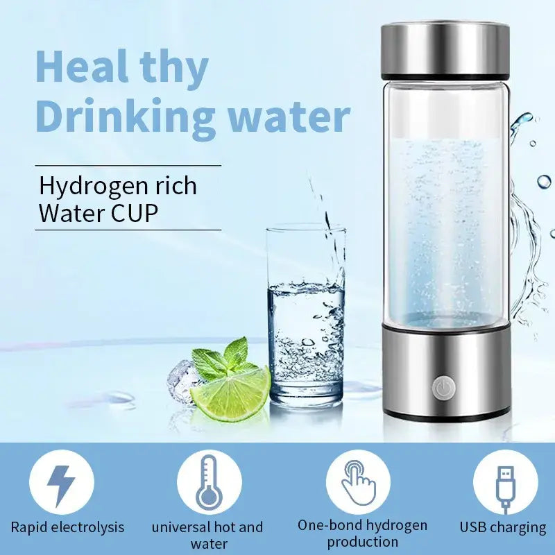 Revitalize Every Sip: Introducing the 420ml Electric Hydrogen Rich Cup