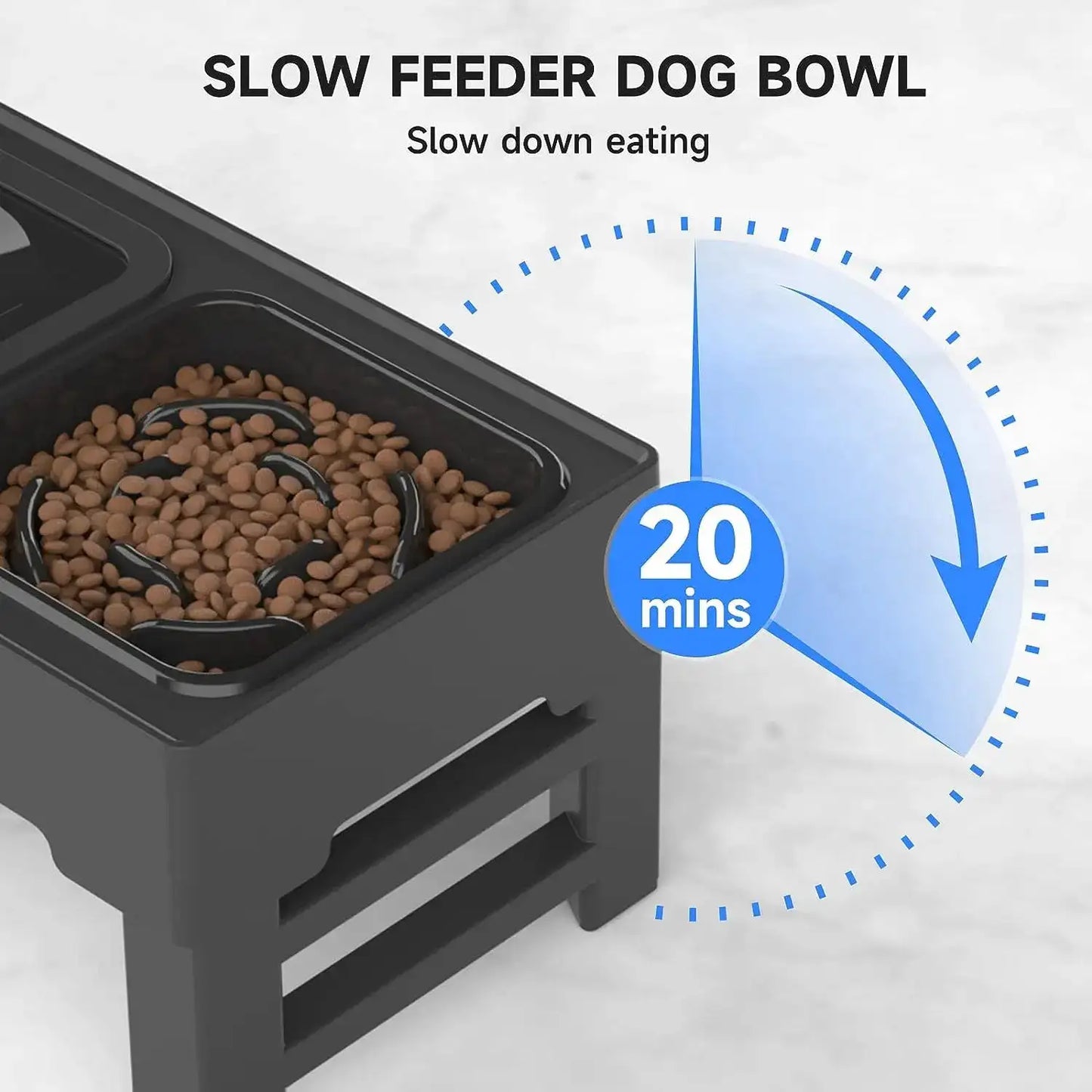 FlexiFeed: The Ultimate Adjustable Dining Solution for Your Furry Friend!"